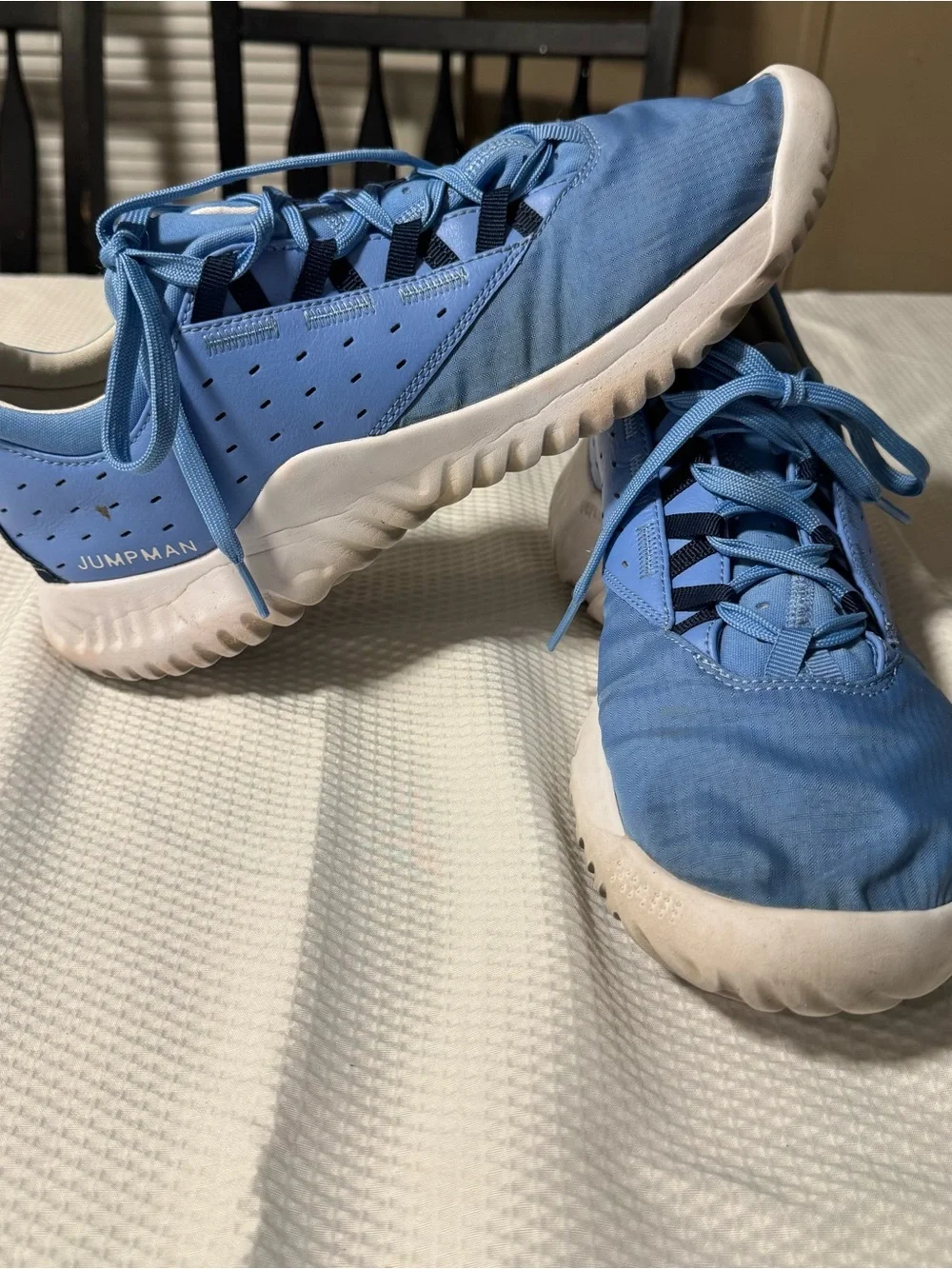 Nike Jordan Proto-Lyte Sneakers Men’s 11 Blue North Carolina Shoes Rare Jumpman